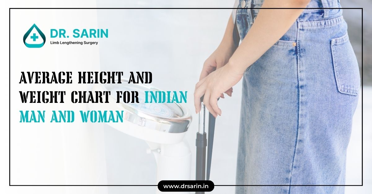 Average Height and Weight chart for Indian Man and Woman