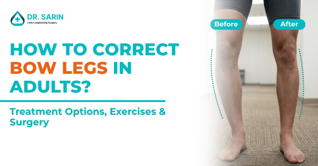 how to correct bow legs in adults
