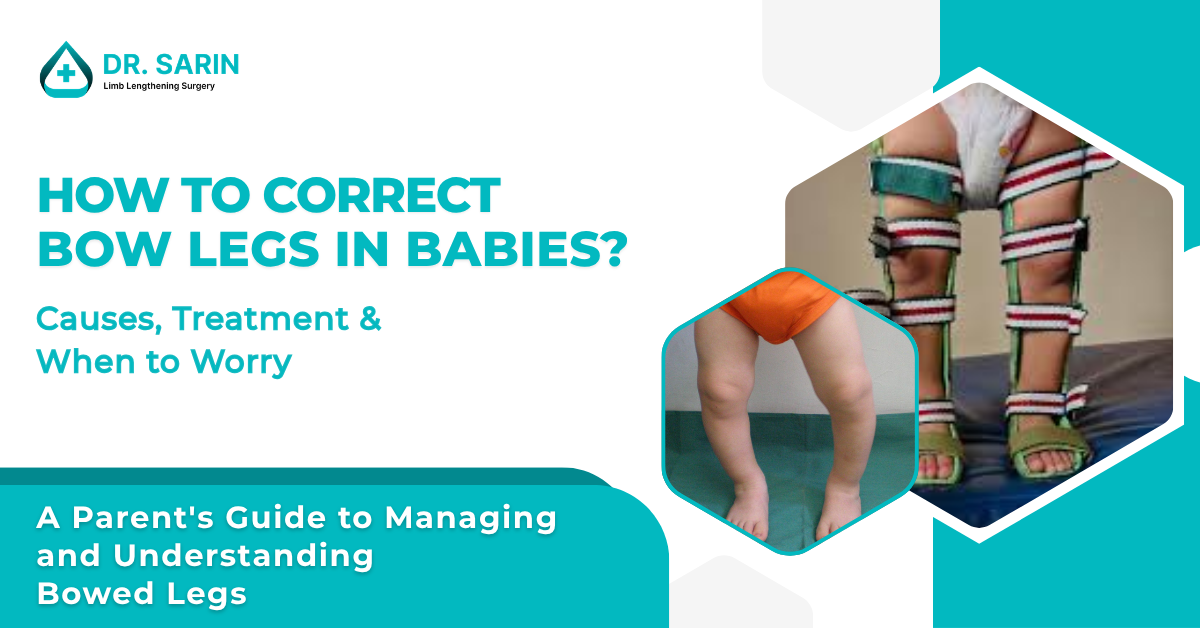 how to correct bow legs in babies?